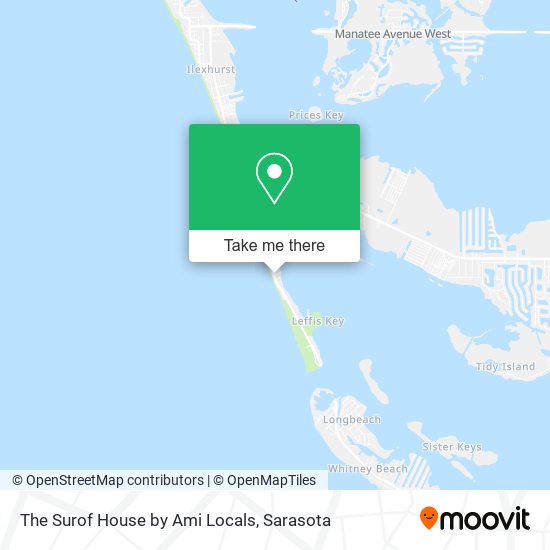 Mapa de The Surof House by Ami Locals