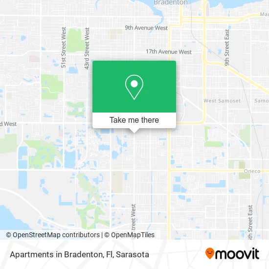 Apartments in Bradenton, Fl map