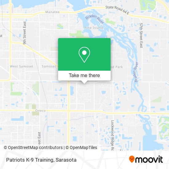 Mapa de Patriots K-9 Training