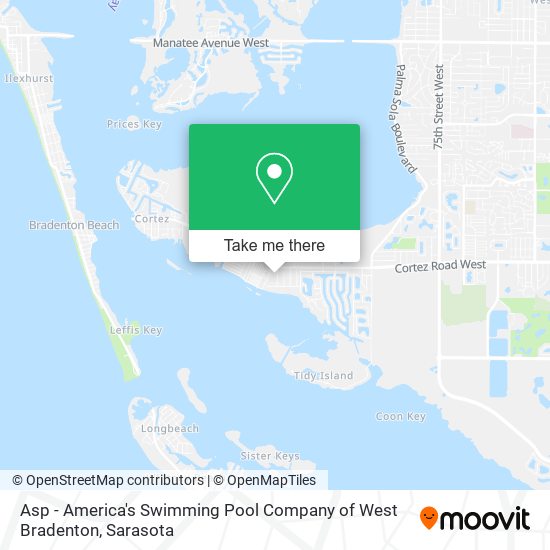 Asp - America's Swimming Pool Company of West Bradenton map