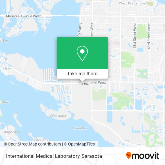 International Medical Laboratory map