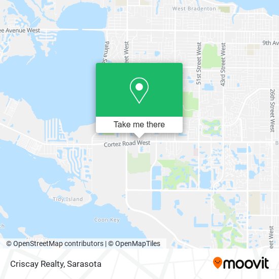 Criscay Realty map