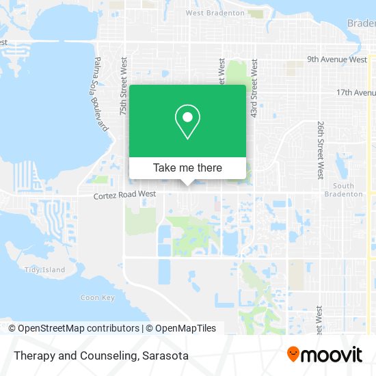 Therapy and Counseling map