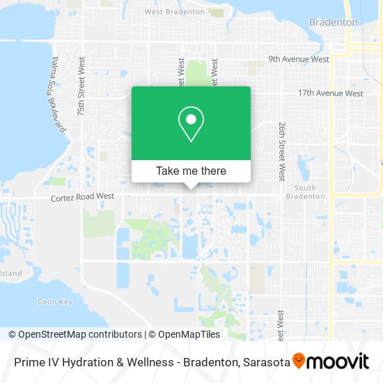 Prime IV Hydration & Wellness - Bradenton map