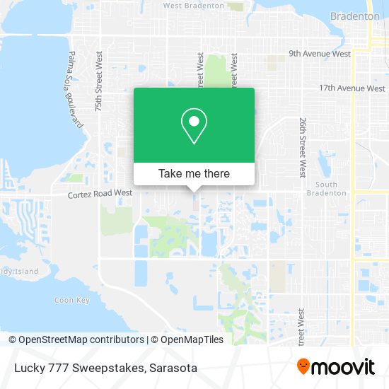 Mapa de Lucky 777 Sweepstakes