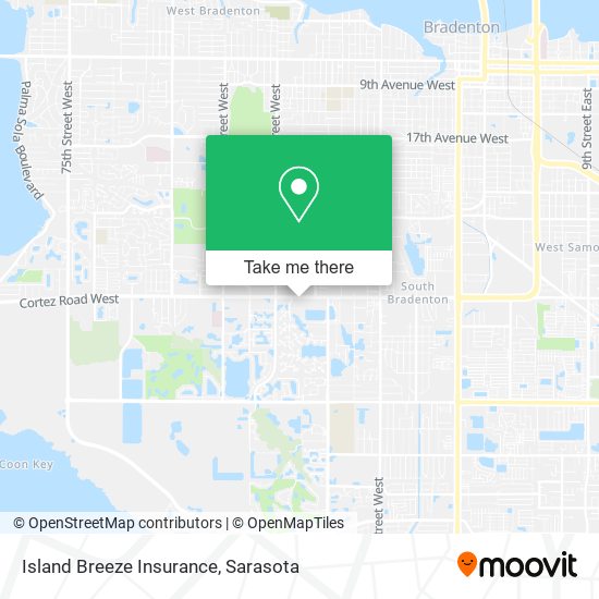 Island Breeze Insurance map