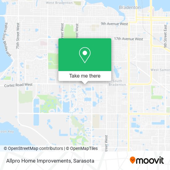 Allpro Home Improvements map