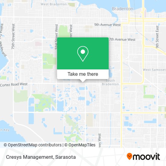 Mapa de Cresys Management