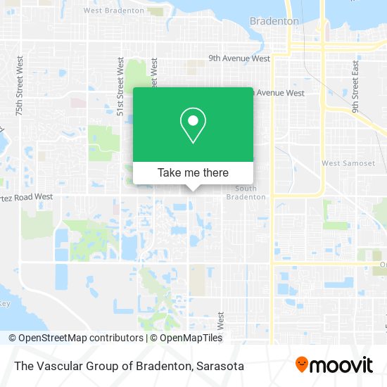 Mapa de The Vascular Group of Bradenton