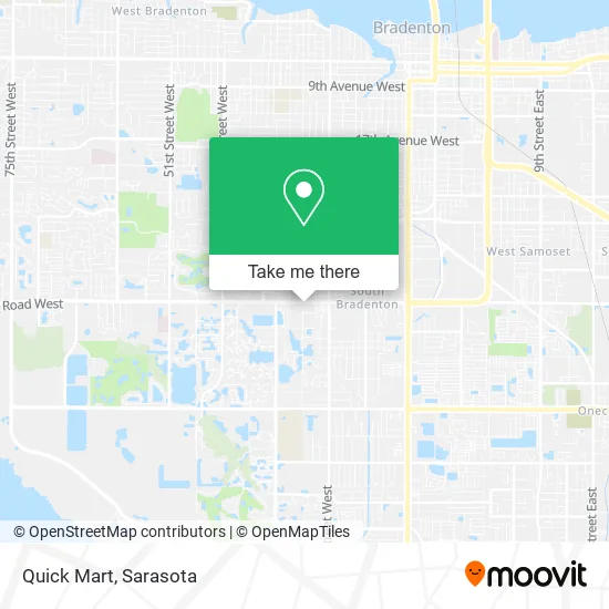 Quick Mart map