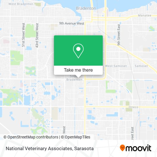 National Veterinary Associates map