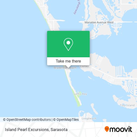 Island Pearl Excursions map