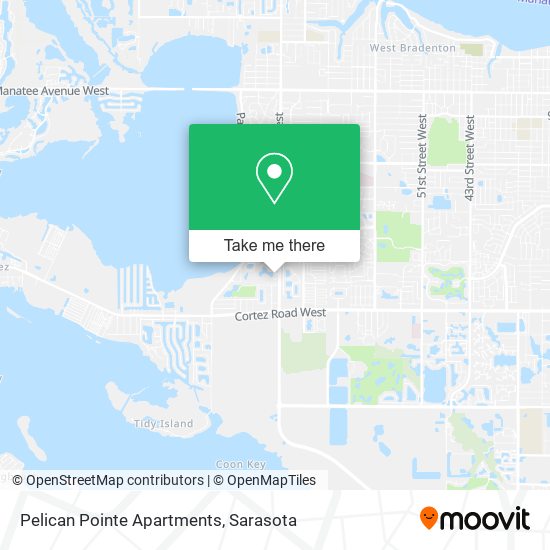 Pelican Pointe Apartments map