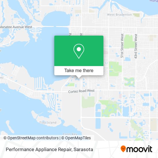 Mapa de Performance Appliance Repair