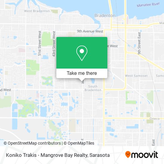 Mapa de Koniko Trakis - Mangrove Bay Realty