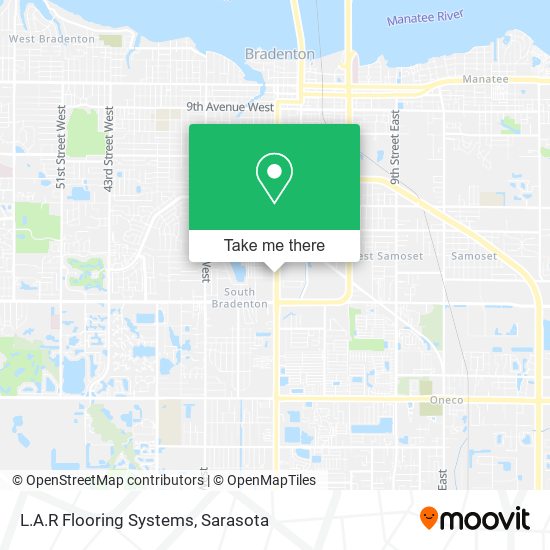 L.A.R Flooring Systems map