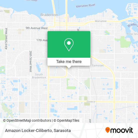 Mapa de Amazon Locker-Ciliberto