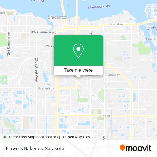 Mapa de Flowers Bakeries