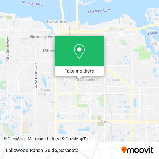 Mapa de Lakewood Ranch Guide