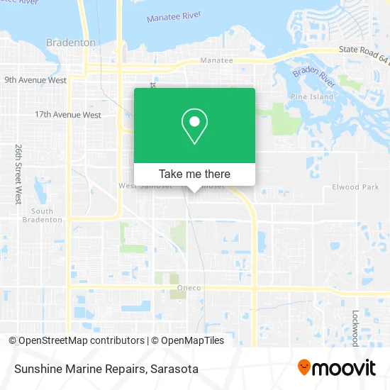 Sunshine Marine Repairs map