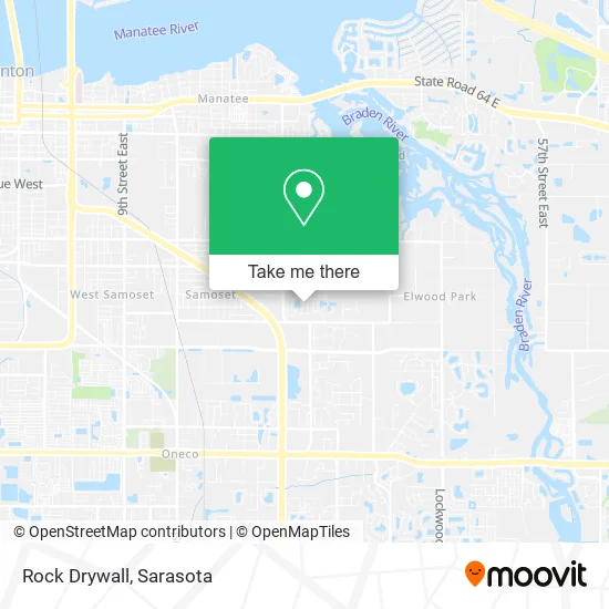 Rock Drywall map