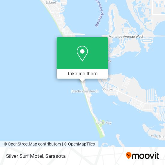 Mapa de Silver Surf Motel