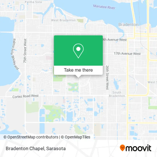Bradenton Chapel map