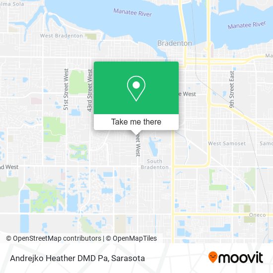 Andrejko Heather DMD Pa map