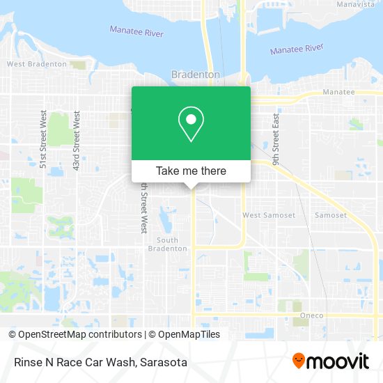 Rinse N Race Car Wash map