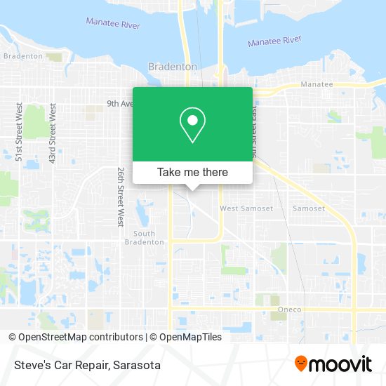 Steve's Car Repair map