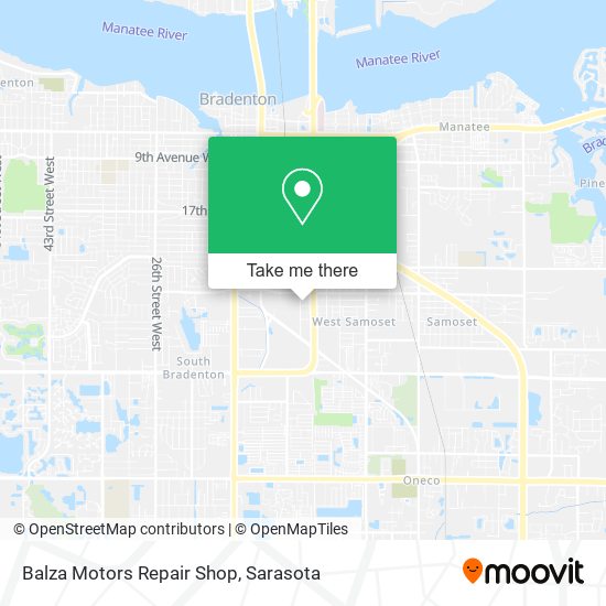 Balza Motors Repair Shop map