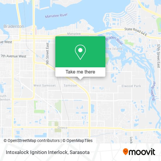Mapa de Intoxalock Ignition Interlock