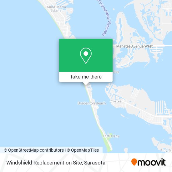 Windshield Replacement on Site map
