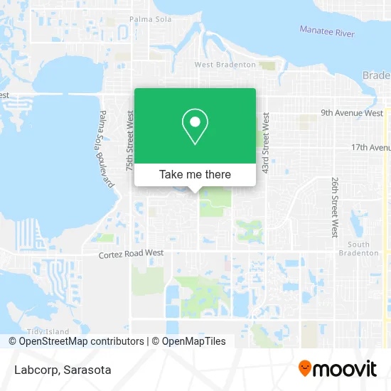 Labcorp map