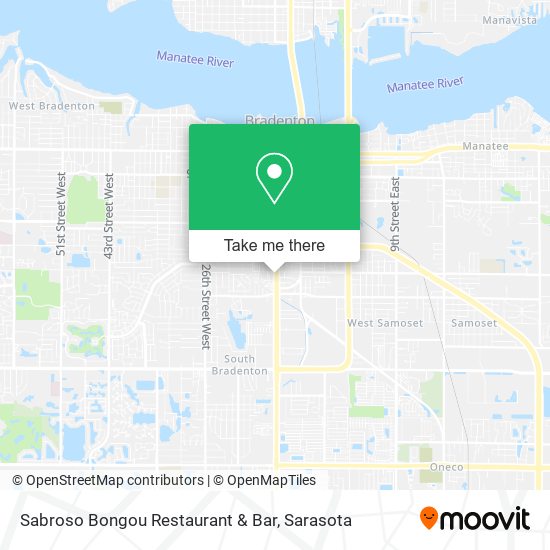 Mapa de Sabroso Bongou Restaurant & Bar