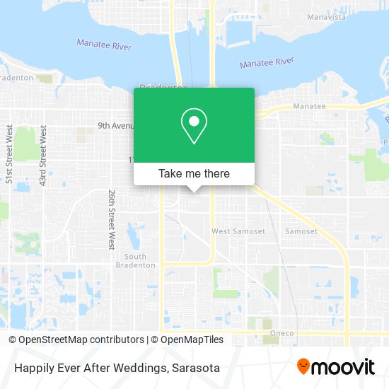 Mapa de Happily Ever After Weddings
