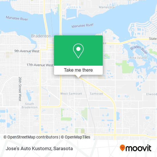 Jose's Auto Kustomz map