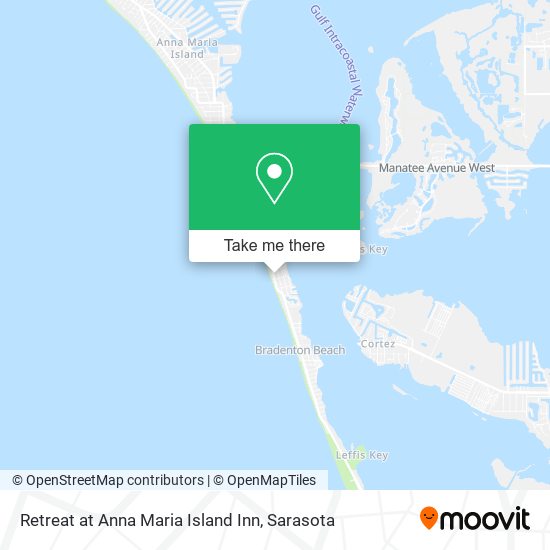 Mapa de Retreat at Anna Maria Island Inn