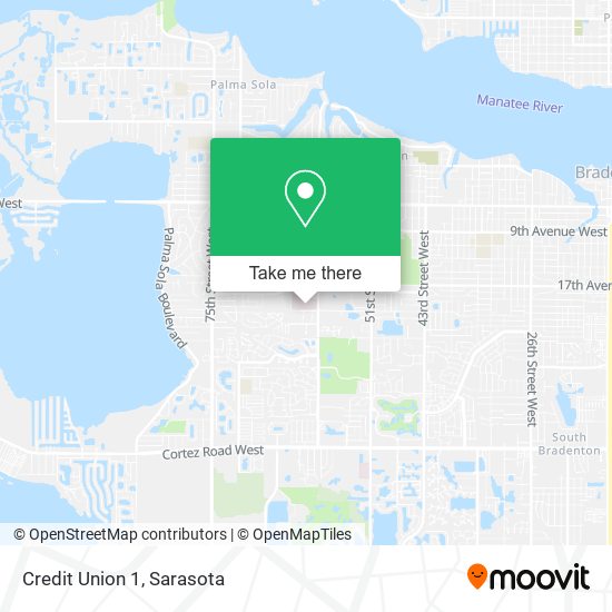 Credit Union 1 map