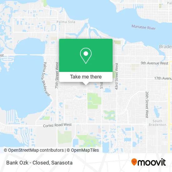 Bank Ozk - Closed map