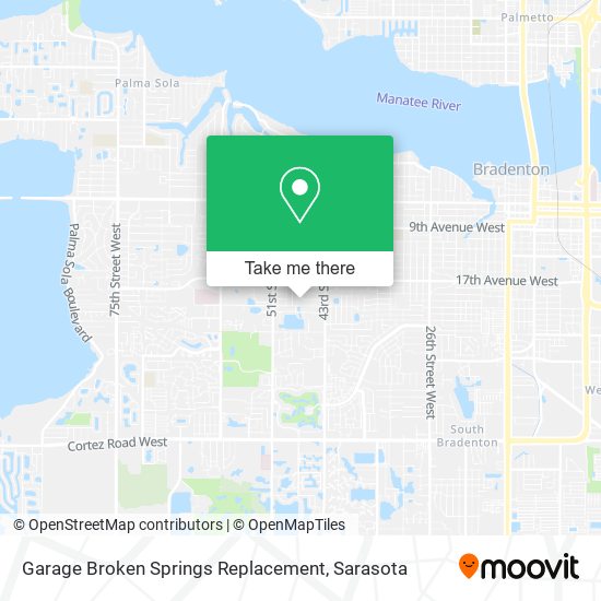Garage Broken Springs Replacement map