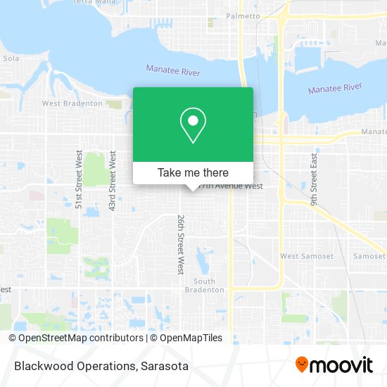 Blackwood Operations map