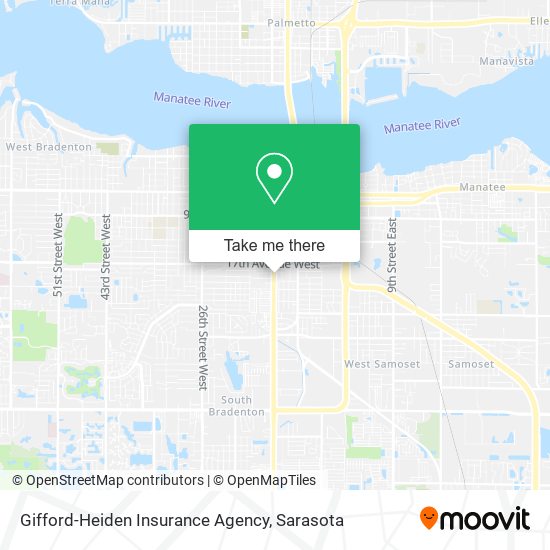 Mapa de Gifford-Heiden Insurance Agency