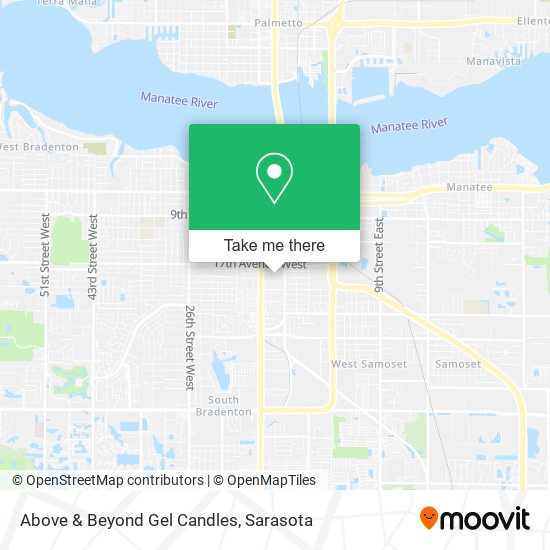 Above & Beyond Gel Candles map
