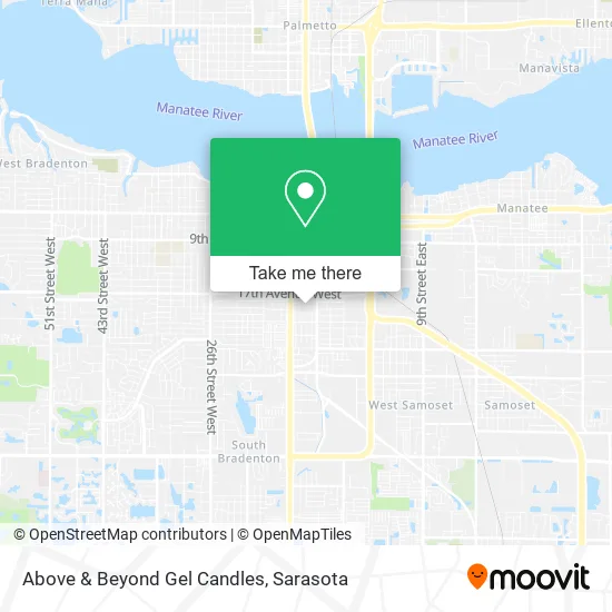 Above & Beyond Gel Candles map