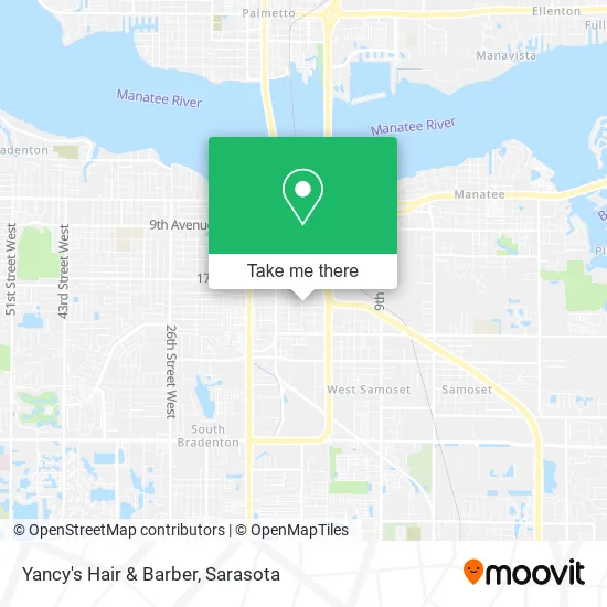 Yancy's Hair & Barber map
