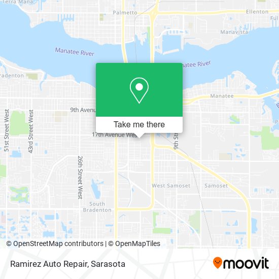 Mapa de Ramirez Auto Repair