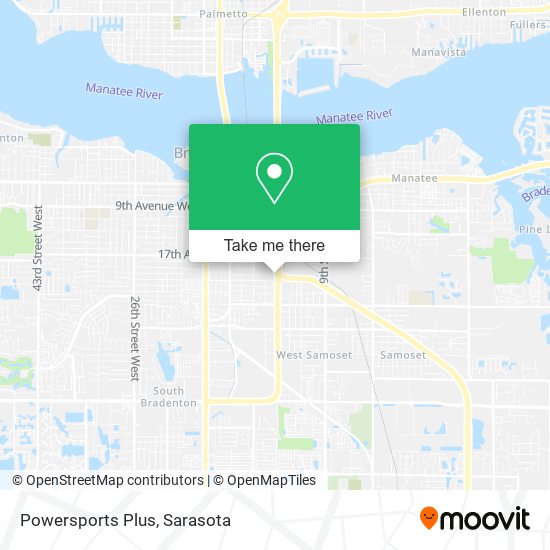 Powersports Plus map