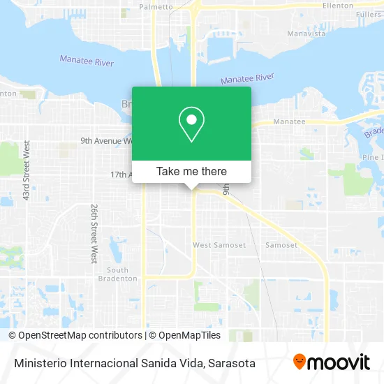 Ministerio Internacional Sanida Vida map