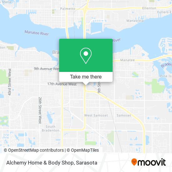 Alchemy Home & Body Shop map